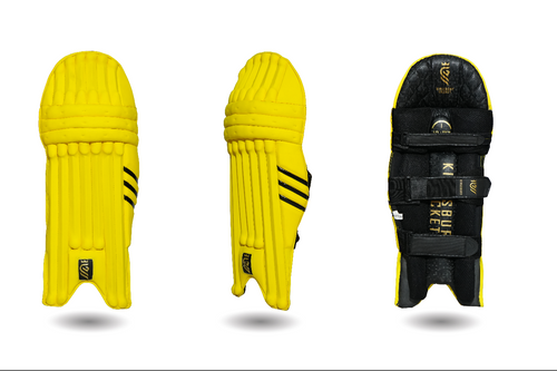 Yellow batting pads