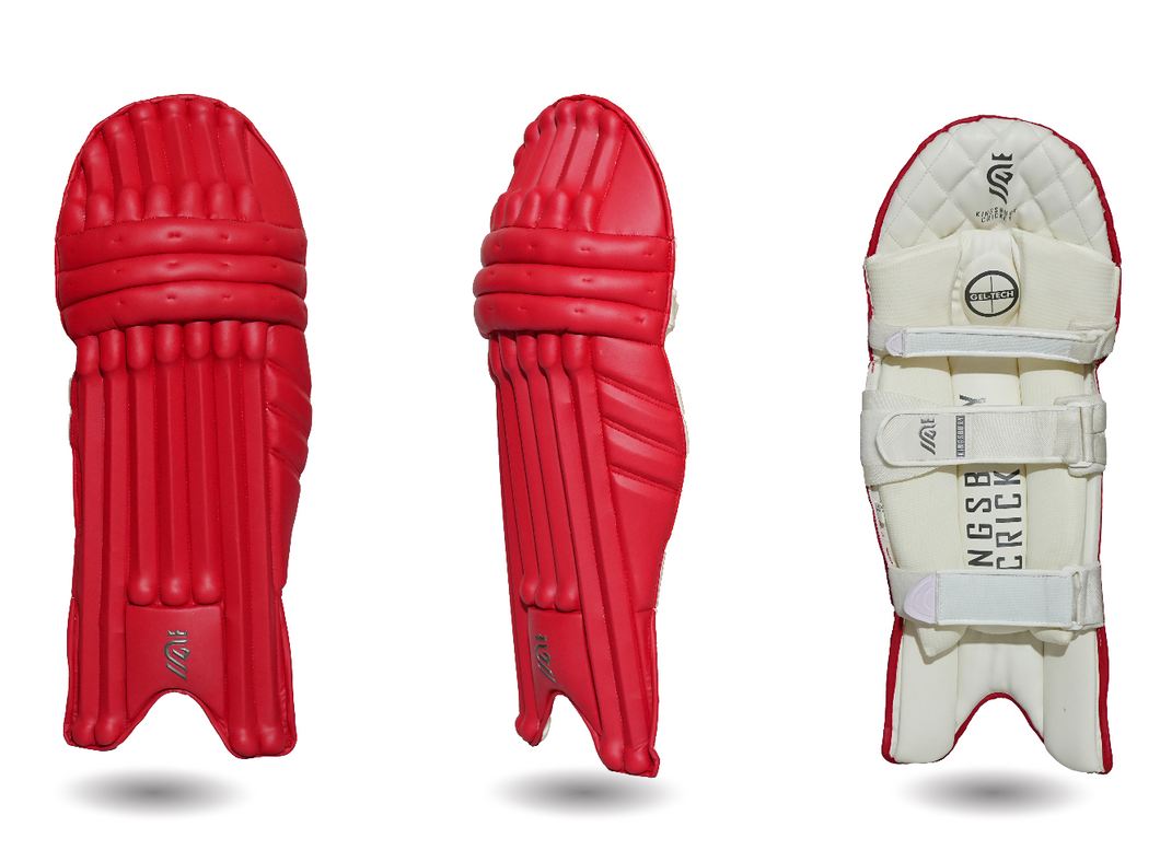 Red batting pads