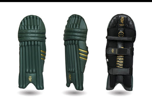 Dark green batting pads
